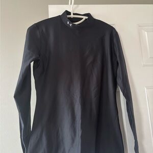 Under Armour Black High Collar Top